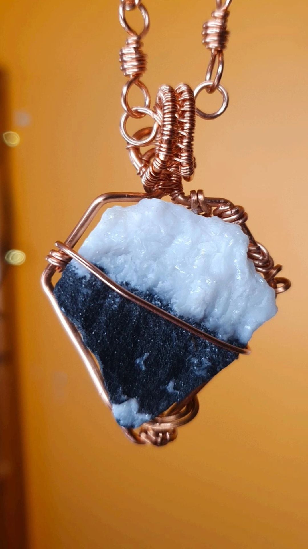 DIAMOND ROOTS - RAW ZEBRA JASPER NECKLACE