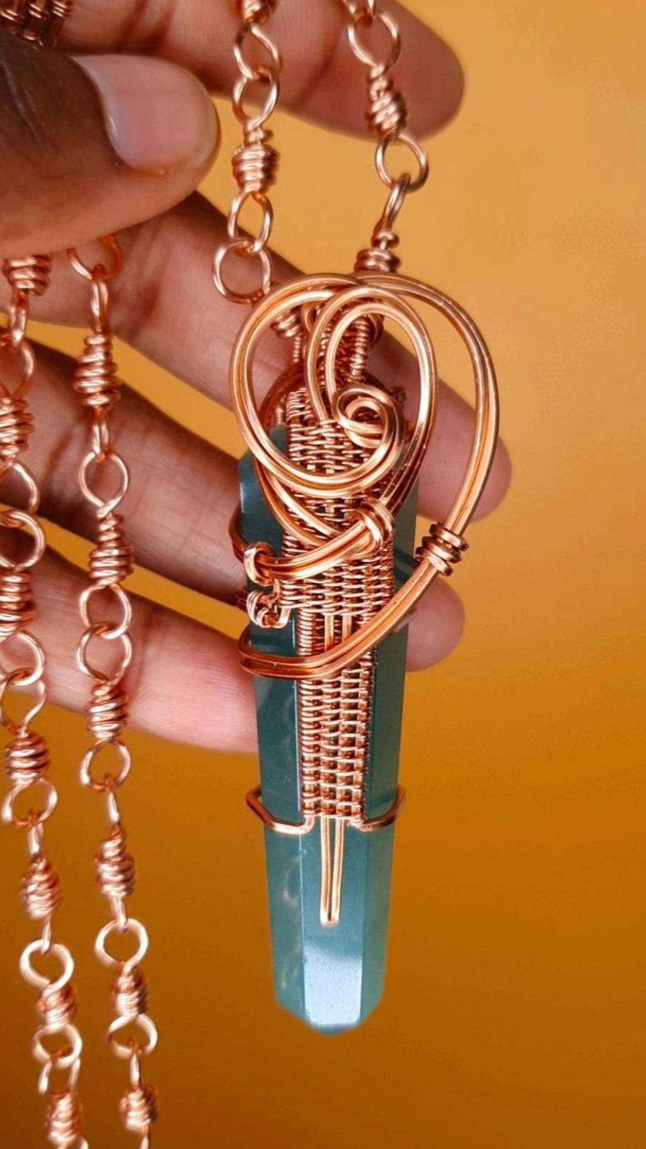 JEWEL OF PROSPERITY - AVENTURINE POINT NECKLACE