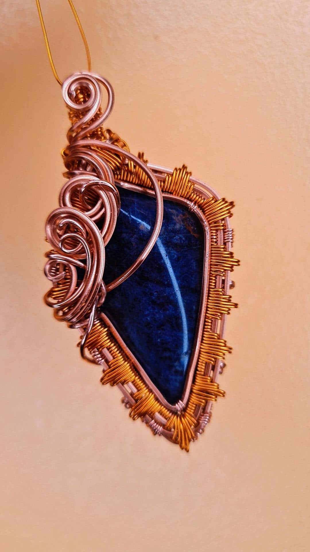 'THIRD SUN 777'- SODALITE PENDANT