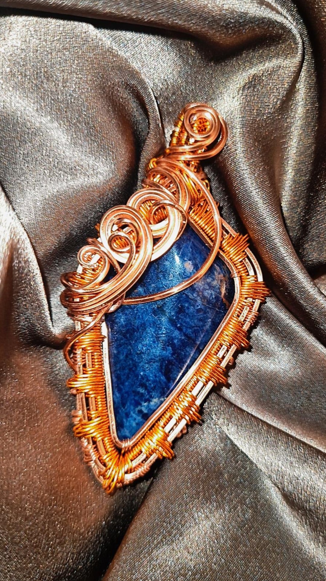 'THIRD SUN 777'- SODALITE PENDANT