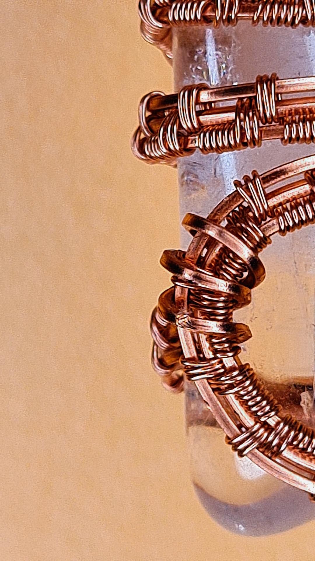 '111 THE ENERGY MASTER ' -CLEAR QUARTZ PENDANT