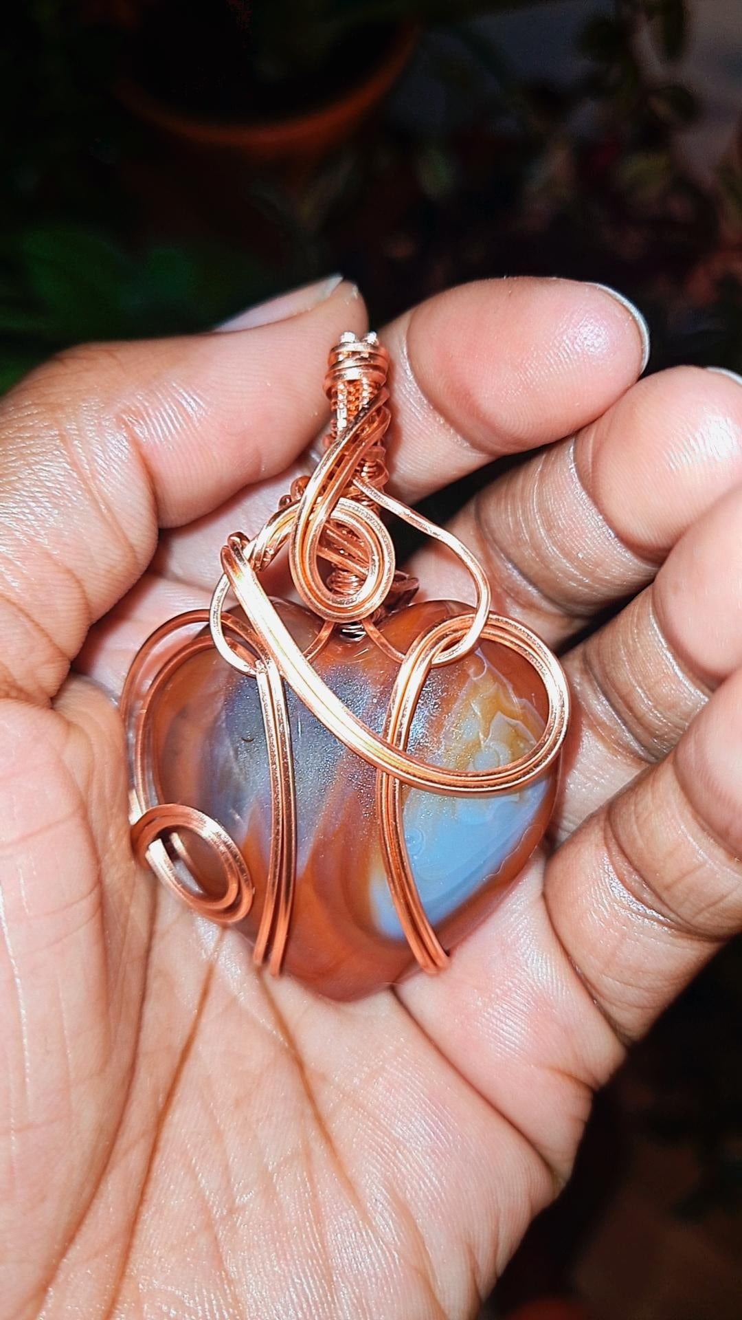 '333 DIVINE WARRIOR '- CARNELIAN PENDANT