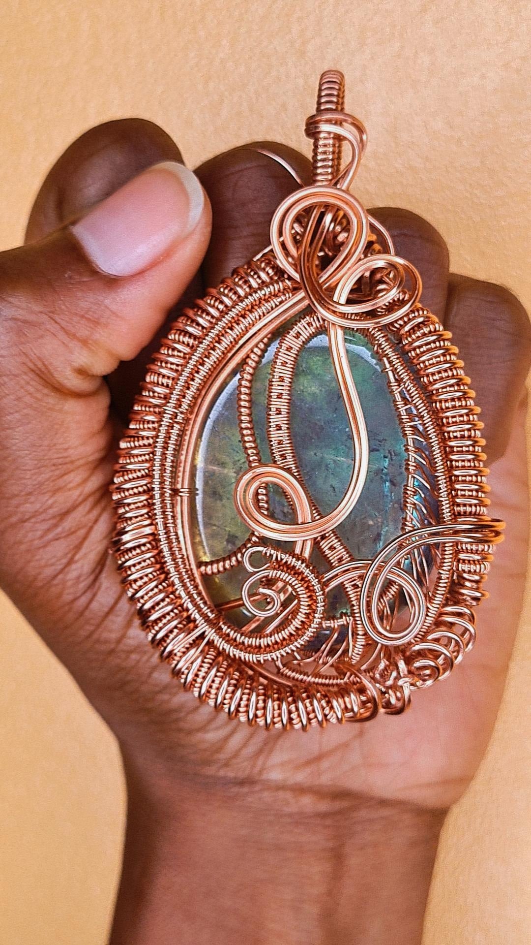 THE ORACLE 33 - ANGEL AURA QUARTZ PENDANT