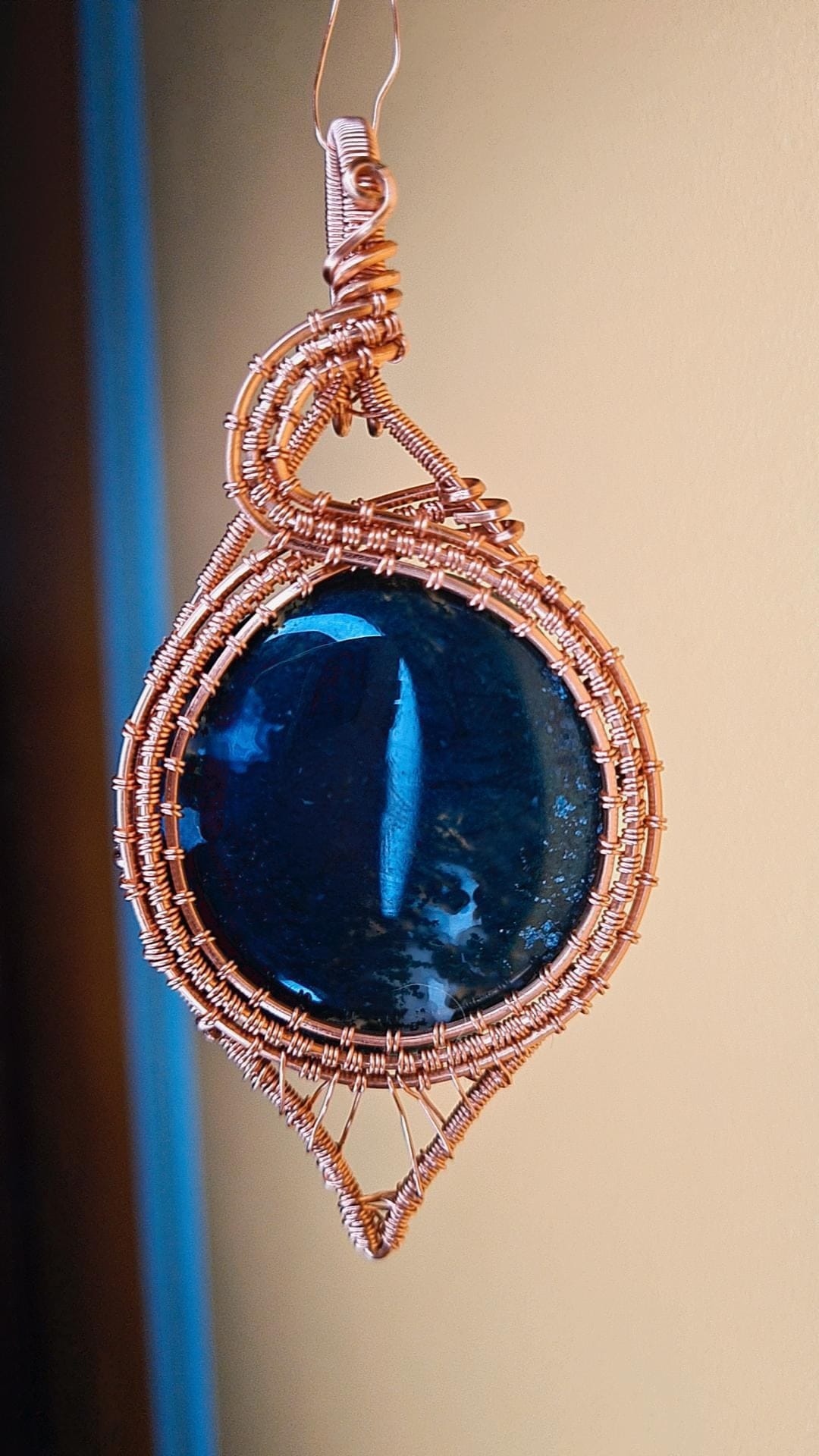 '222 SACRED FOREST' - MOSS AGATE PENDANT