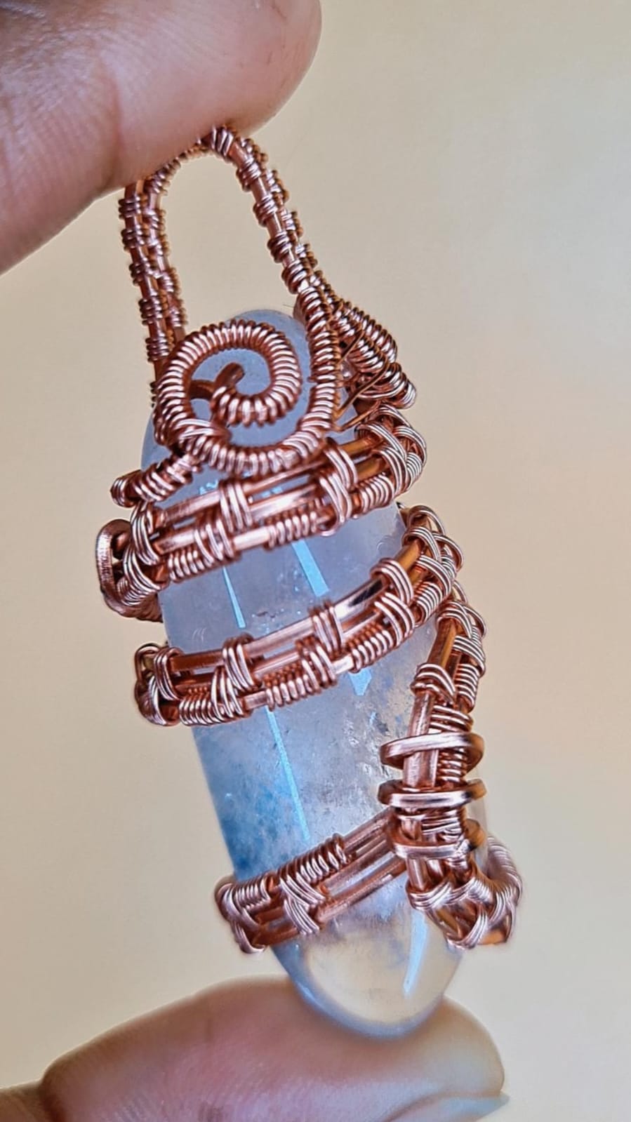 '111 THE ENERGY MASTER ' -CLEAR QUARTZ PENDANT