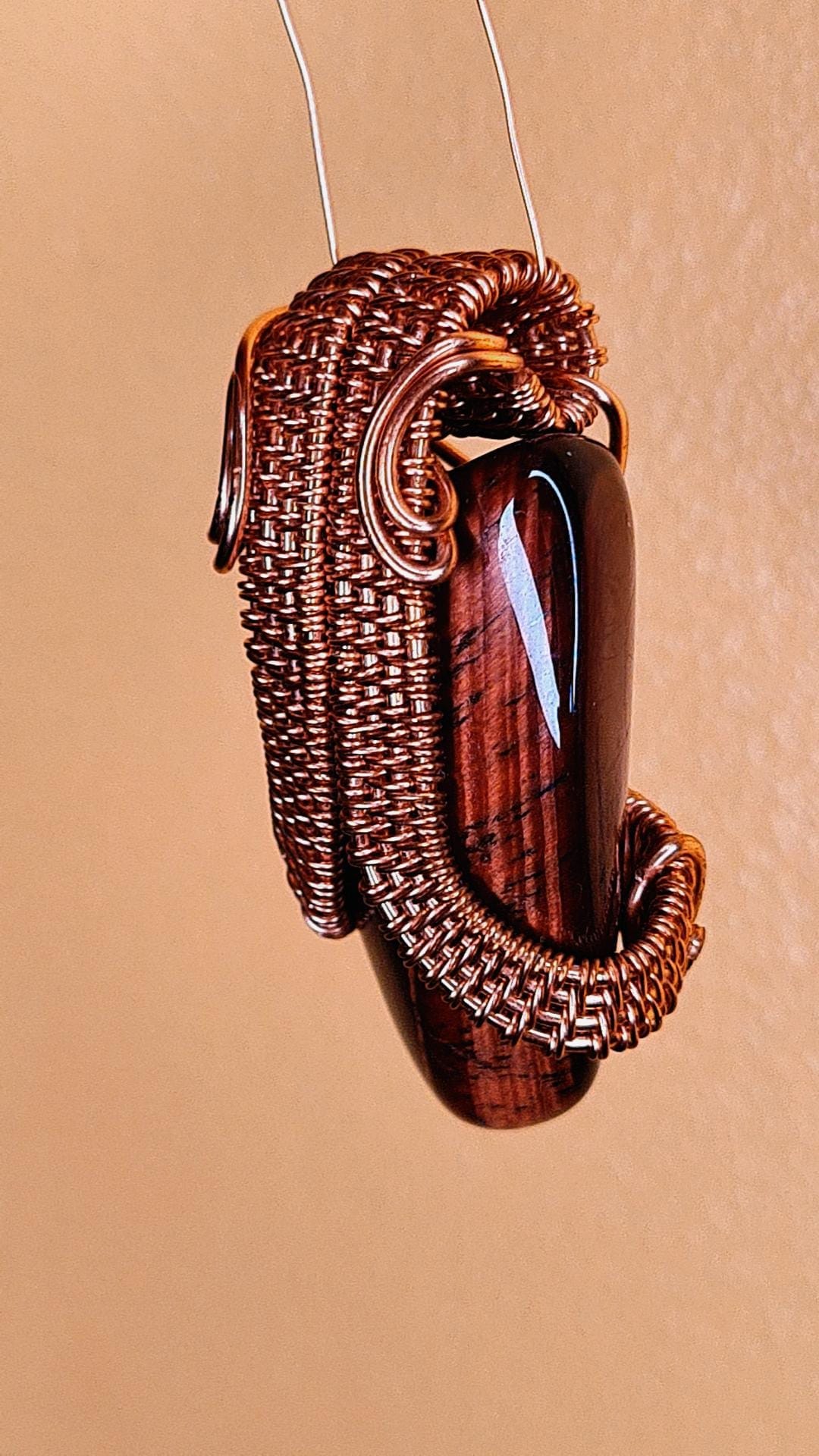 'KINGS ARMOUR' - RED TIGERS-EYE PENDANT