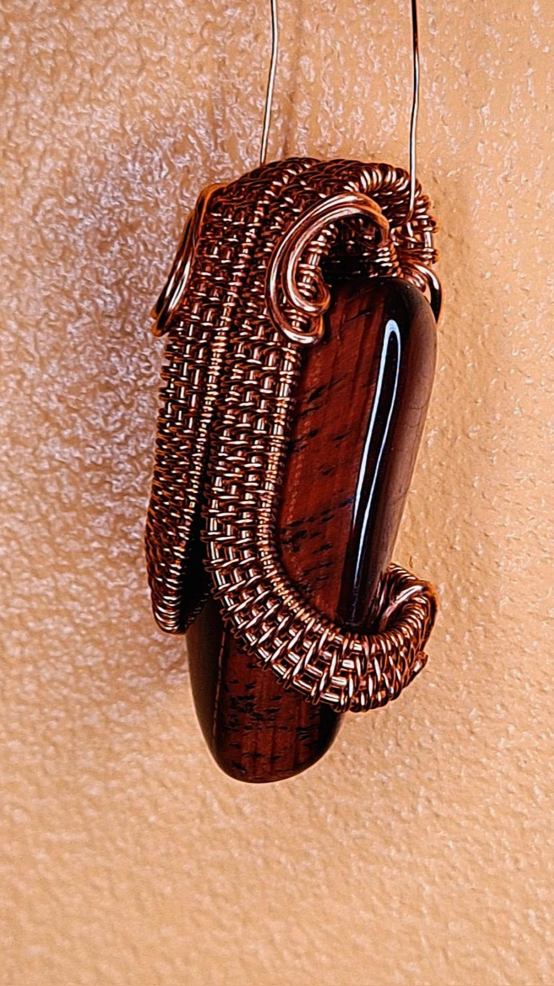 'KINGS ARMOUR' - RED TIGERS-EYE PENDANT