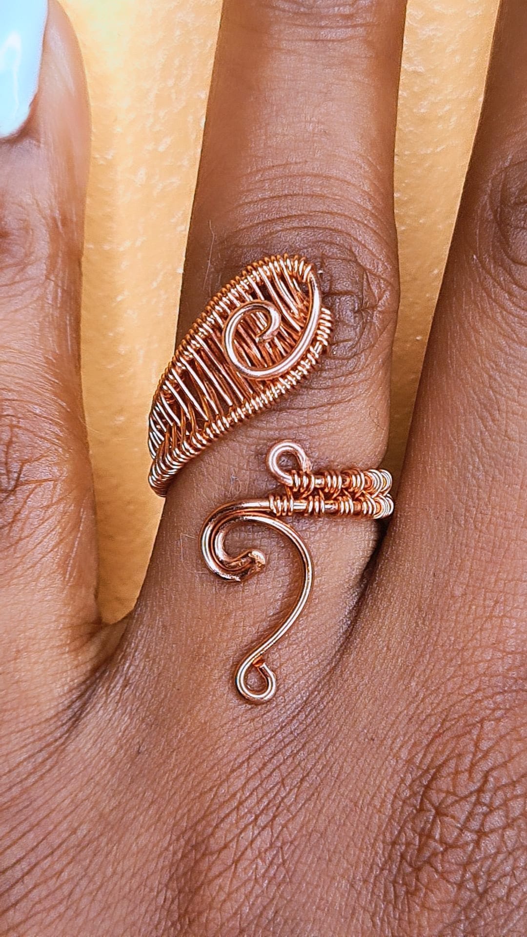 'NEFERTITI' - GODDESS ENERGY COPPER RING