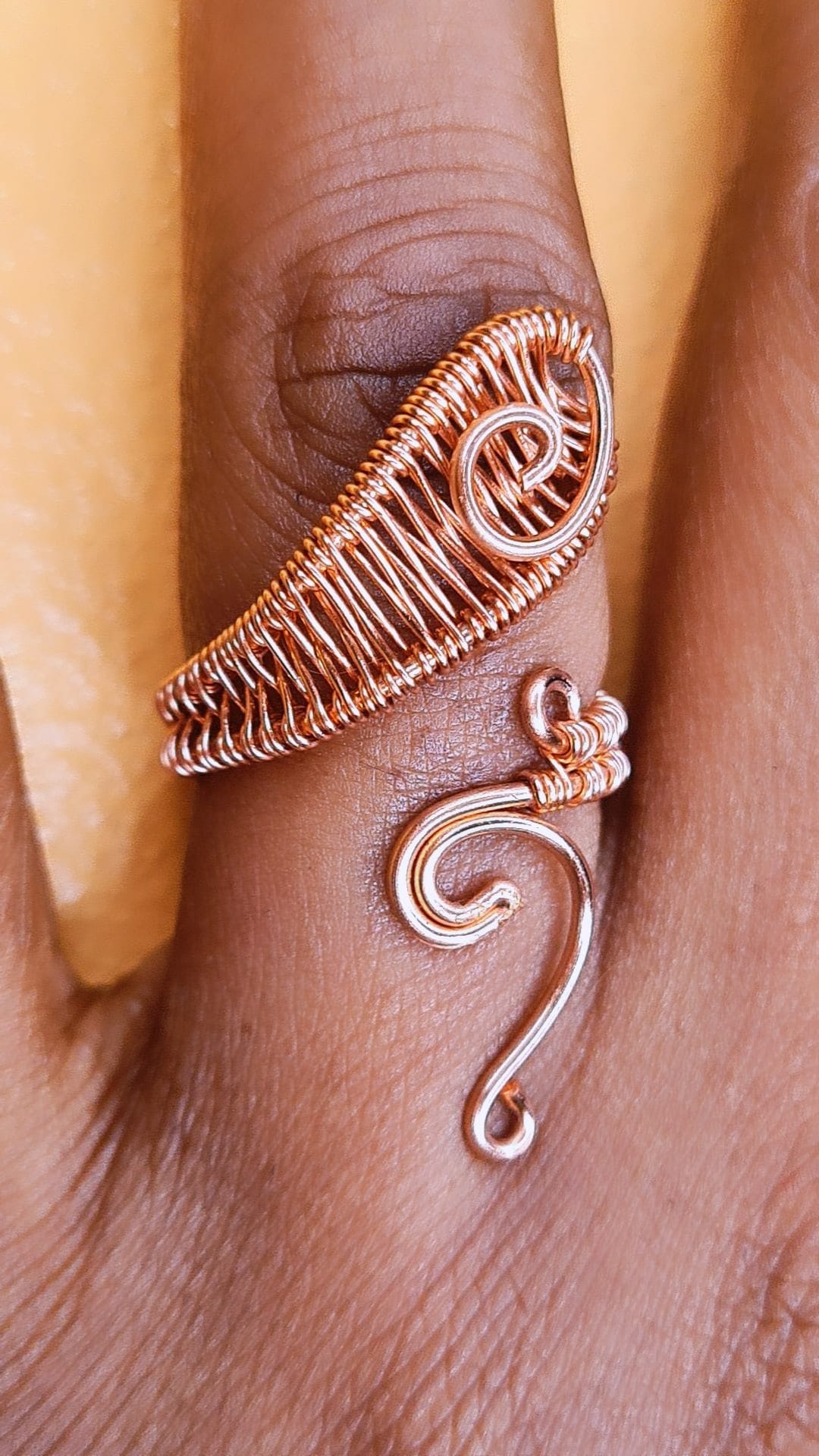 'NEFERTITI' - GODDESS ENERGY COPPER RING