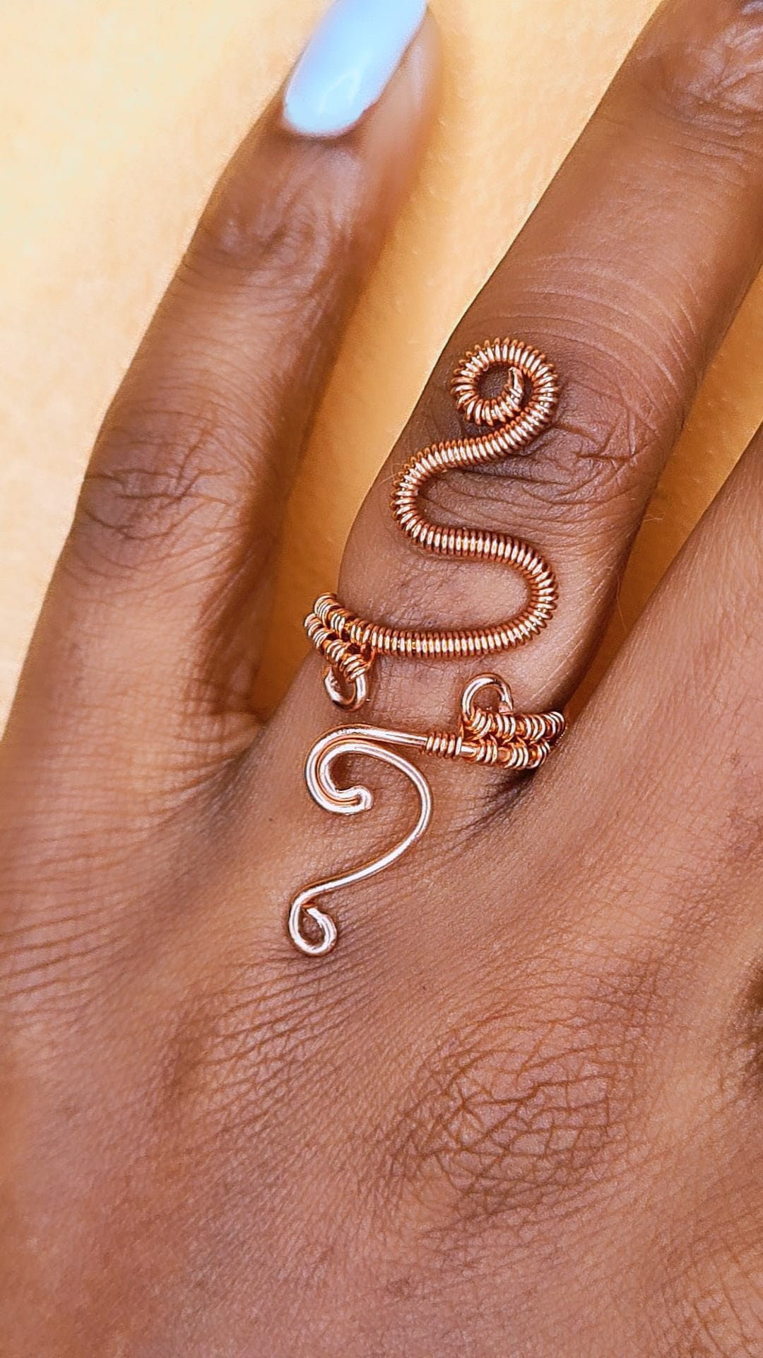 'KUNDA' - GODDESS ENERGY COPPER RING