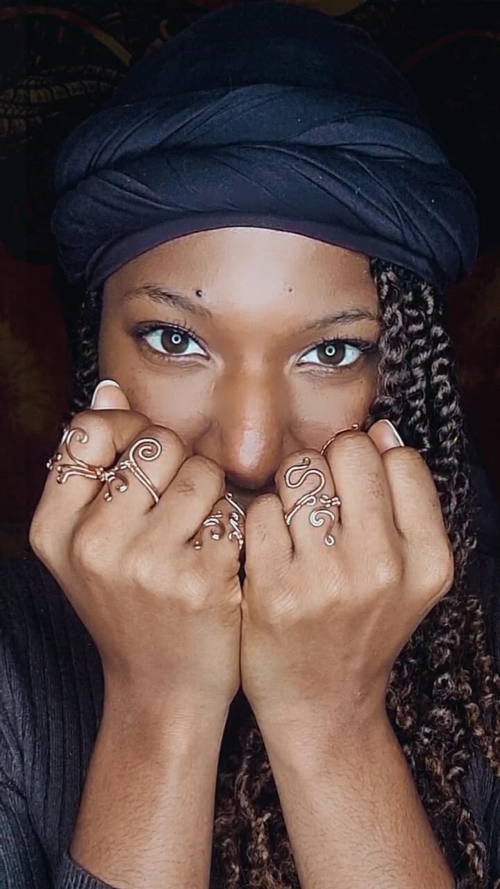 'EGYPT'- GODDESS ENERGY COPPER RING