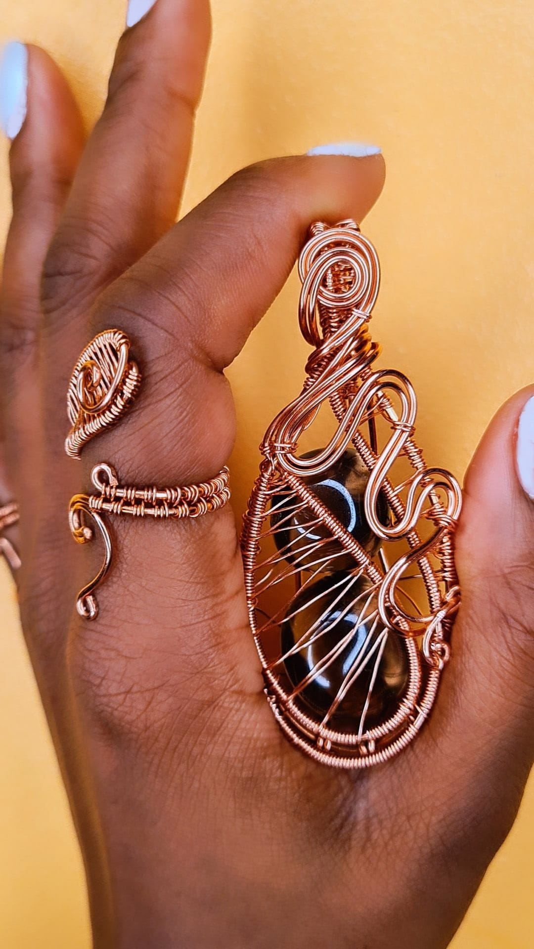 'BALANCE SI AURA' - DUO SMOKY QUARTZ