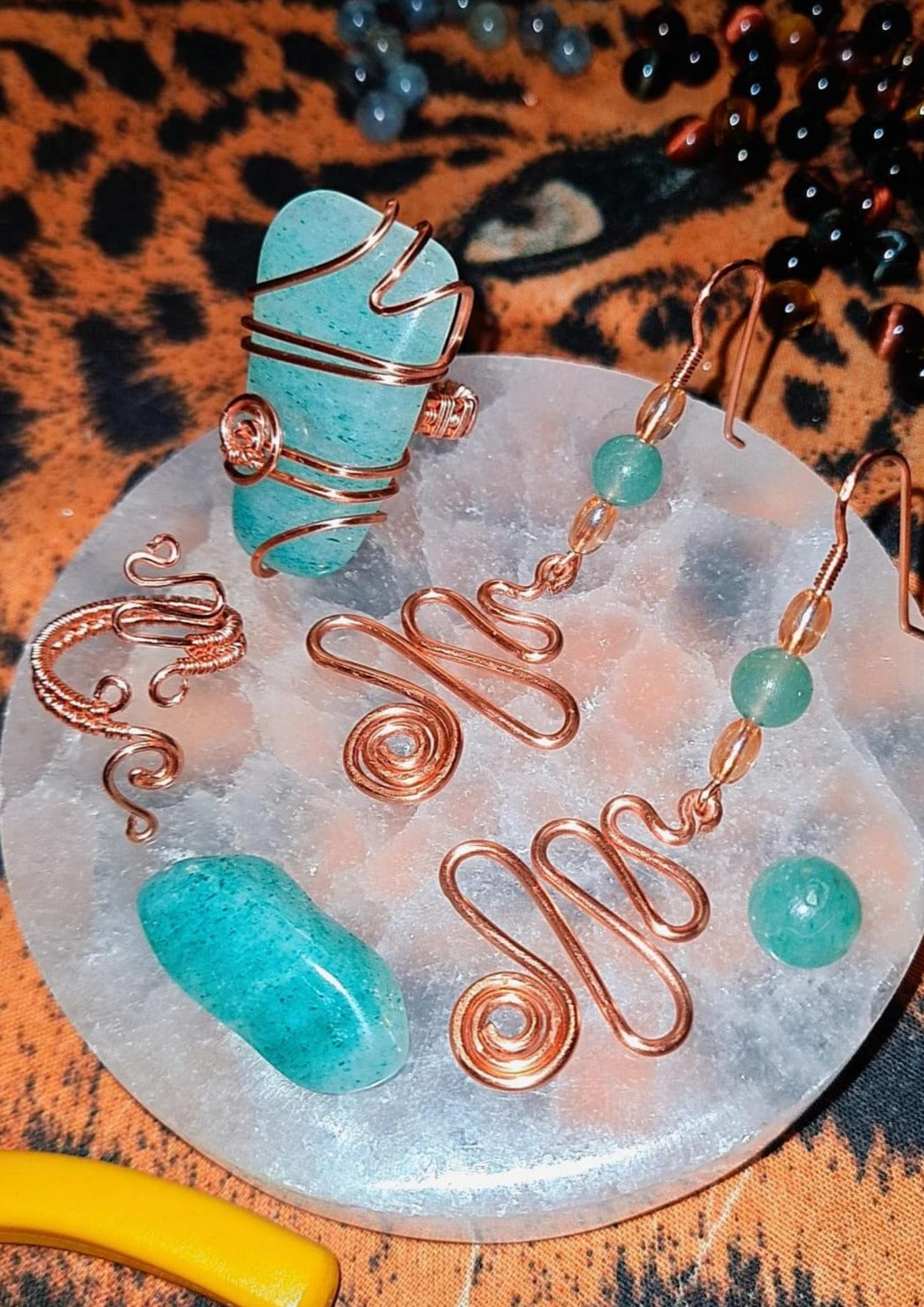 PURE ABUNDANCE -AVENTURINE RING (ADJUSTABLE)