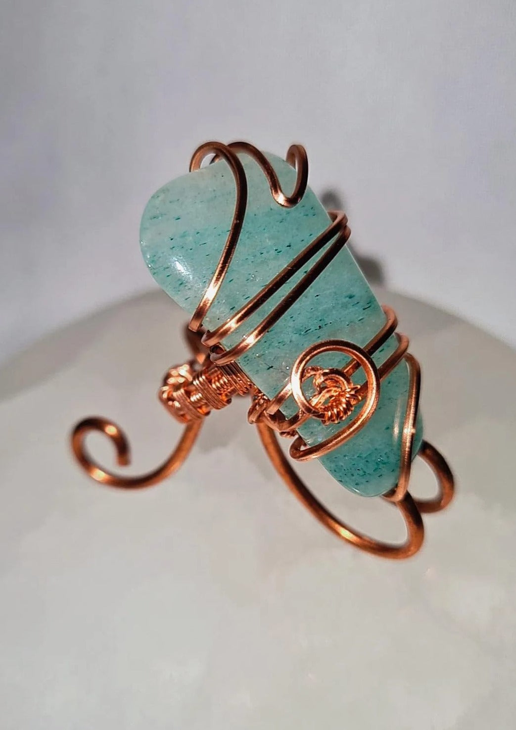 PURE ABUNDANCE -AVENTURINE RING (ADJUSTABLE)