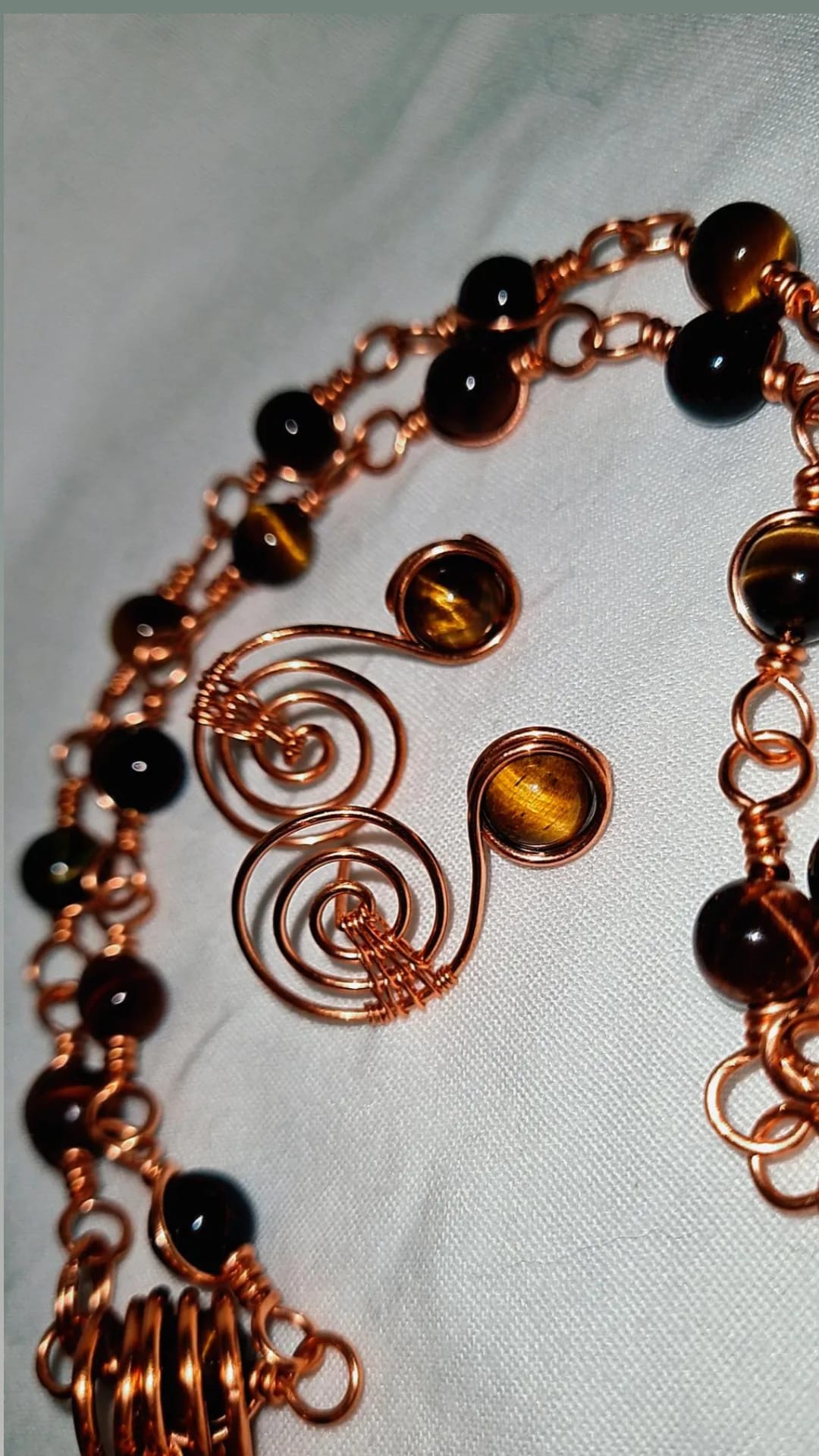 THE GREAT PROTECTOR COMBO - TORMALINE & TRIPLE TIGERS-EYE CHAIN
