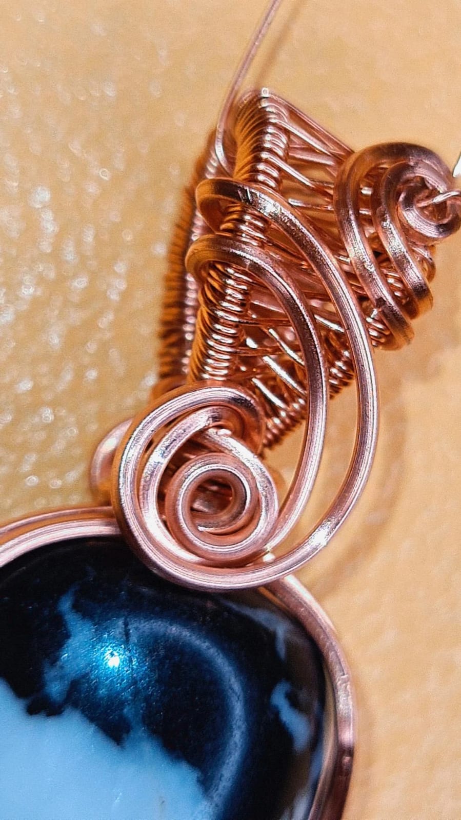 THE MOTIVATOR-ZEBRA JASPER PENDANT