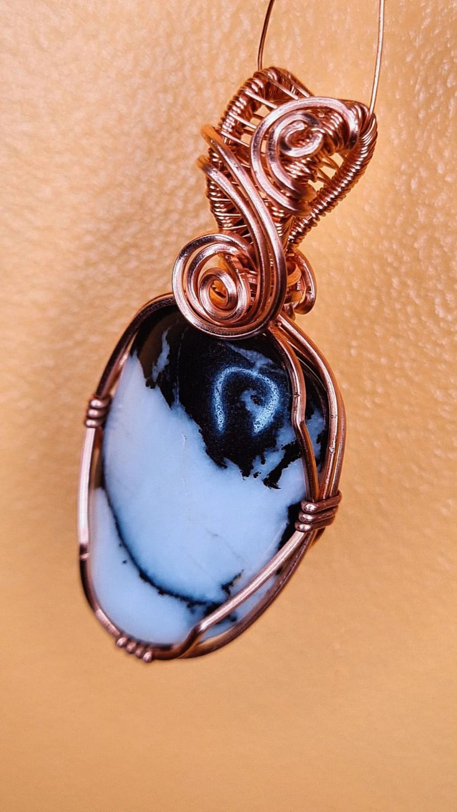 THE MOTIVATOR-ZEBRA JASPER PENDANT