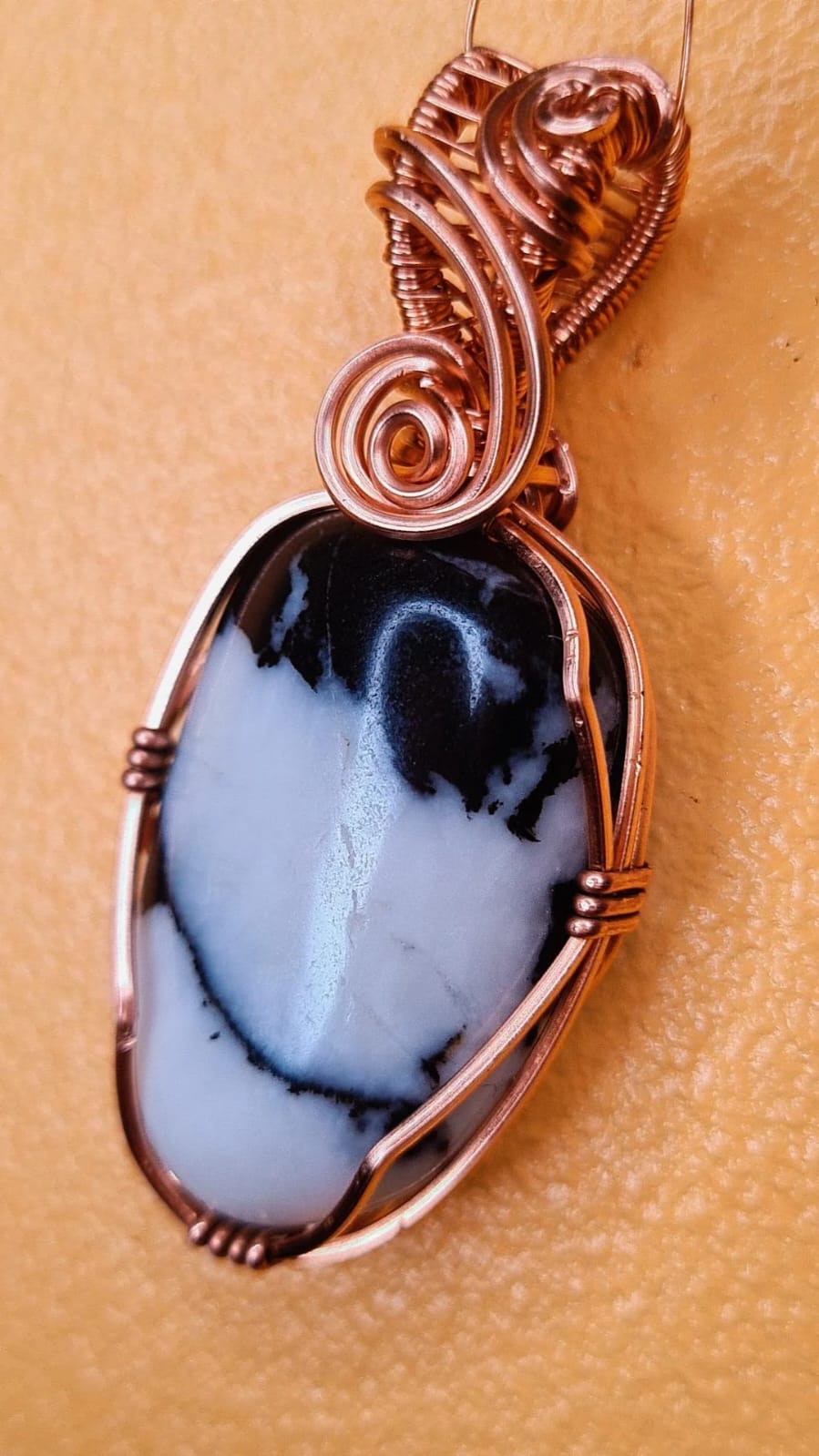 THE MOTIVATOR-ZEBRA JASPER PENDANT
