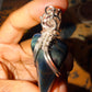 DARK KNIGHT - BLUE TIGERS EYE NECKLACE