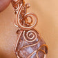 '888 DIVINE LADY' PINK MOSS AGATE PENDANT