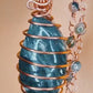 PEACE IN ORBIT- MOSS AGATE PENDANT CHAIN COMBO