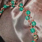'DRAGON HEART'- AVENTURINE PENDANT & CHAIN COMBO
