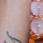 'THE LOVE BUBBLES' - ROSE QUARTZ PENDANT & CHAIN