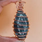 PEACE IN ORBIT- MOSS AGATE PENDANT CHAIN COMBO