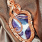 '111 SOUL BLOOM' -AMETHYST CHEVRON PENDANT