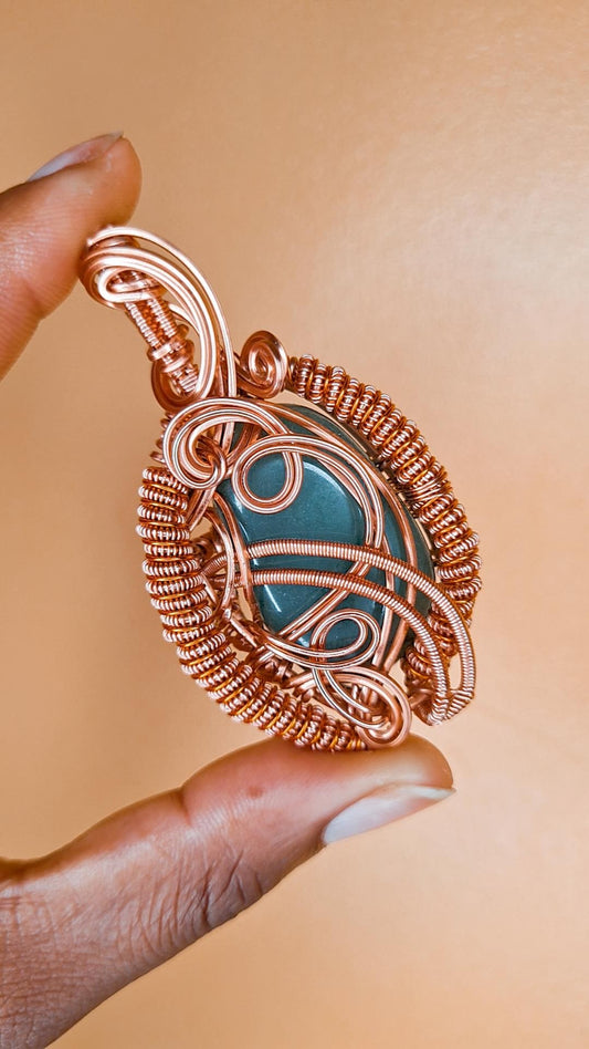 'THE PROSPEROUS ONE' -AVENTURINE PENDANT
