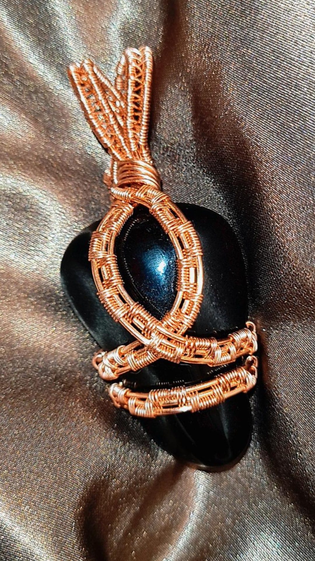 'THE GREAT EQUINOX' - OBSIDIAN PENDANT