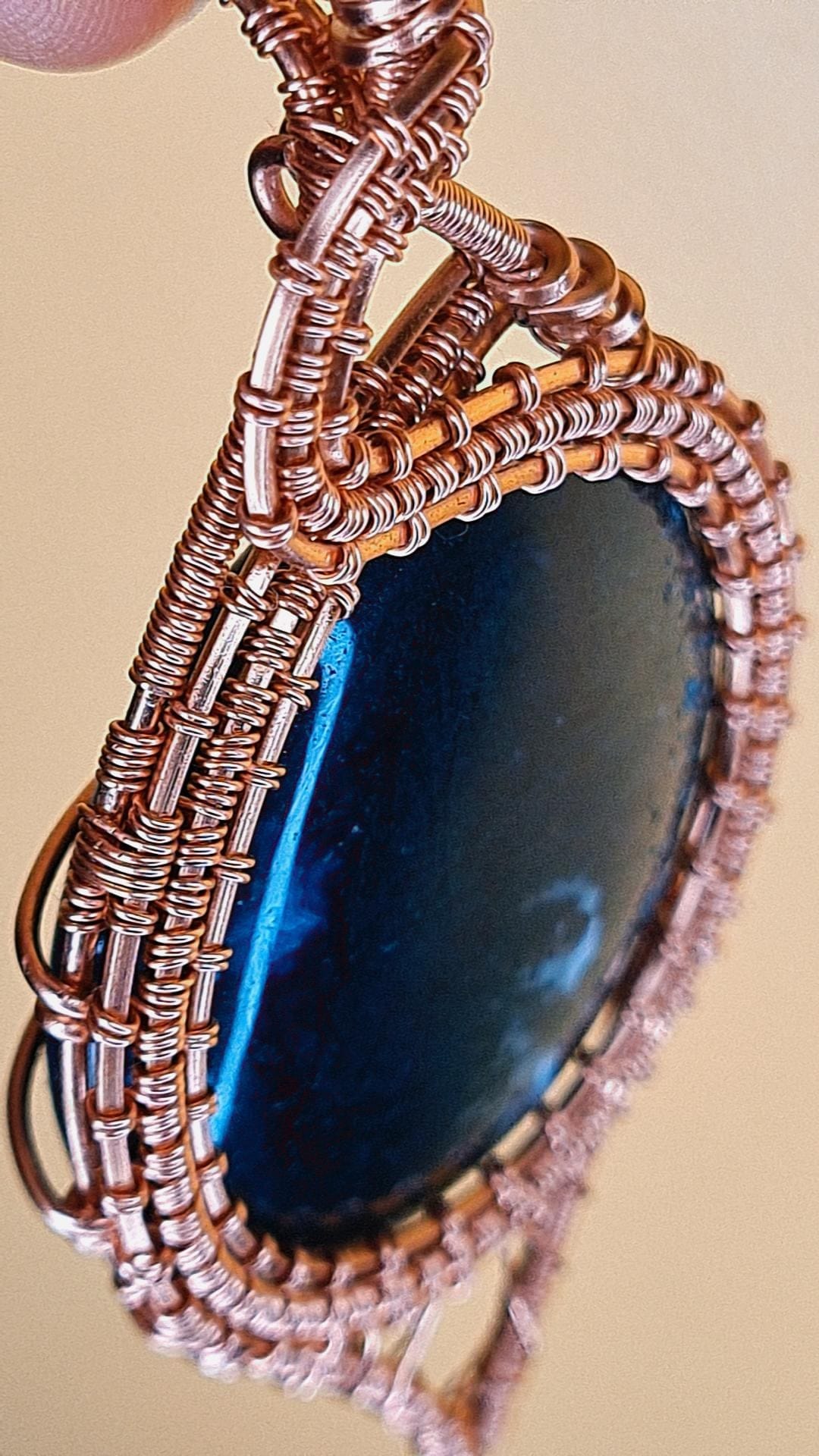 '222 SACRED FOREST' - MOSS AGATE PENDANT