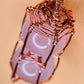 'THE LOVE BUBBLES' - ROSE QUARTZ PENDANT & CHAIN