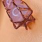 'THE LOVE BUBBLES' - ROSE QUARTZ PENDANT & CHAIN