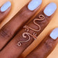 'KUNDA' - GODDESS ENERGY COPPER RING