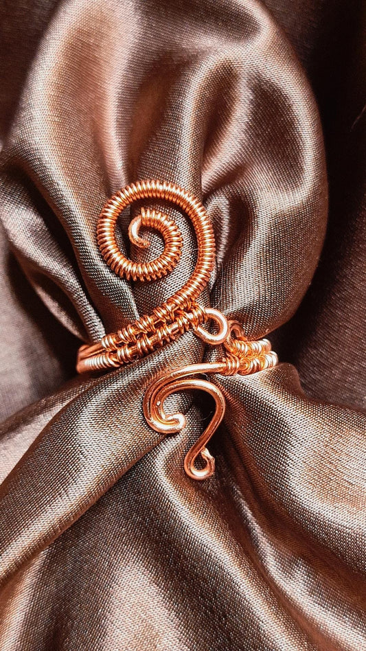 'PORTAL' - GODDESS ENERGY COPPER RING