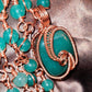 'DRAGON HEART'- AVENTURINE PENDANT & CHAIN COMBO