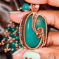 'DRAGON HEART'- AVENTURINE PENDANT & CHAIN COMBO