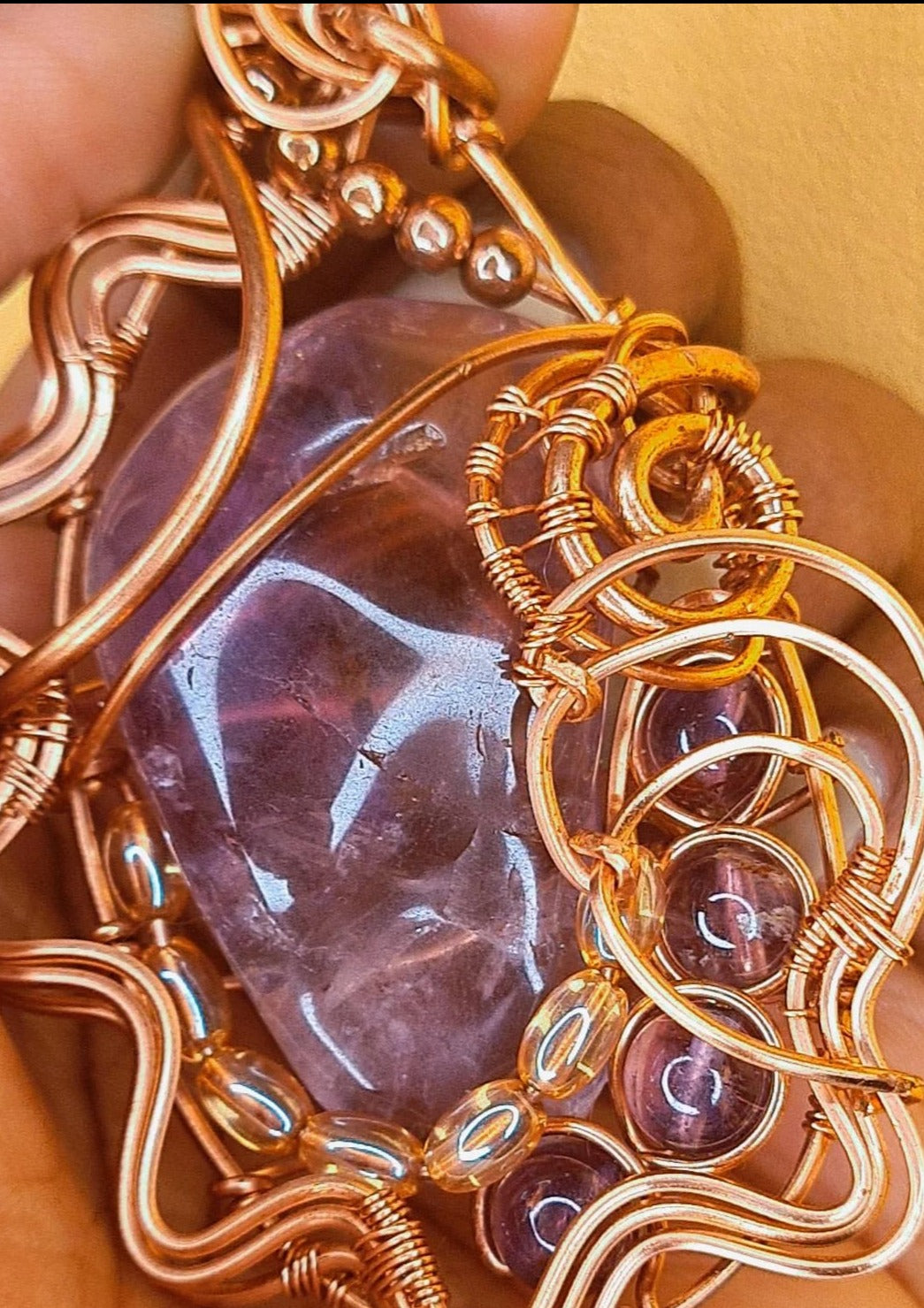 -GREAT NEBULA - AMETRINE NECKLACE