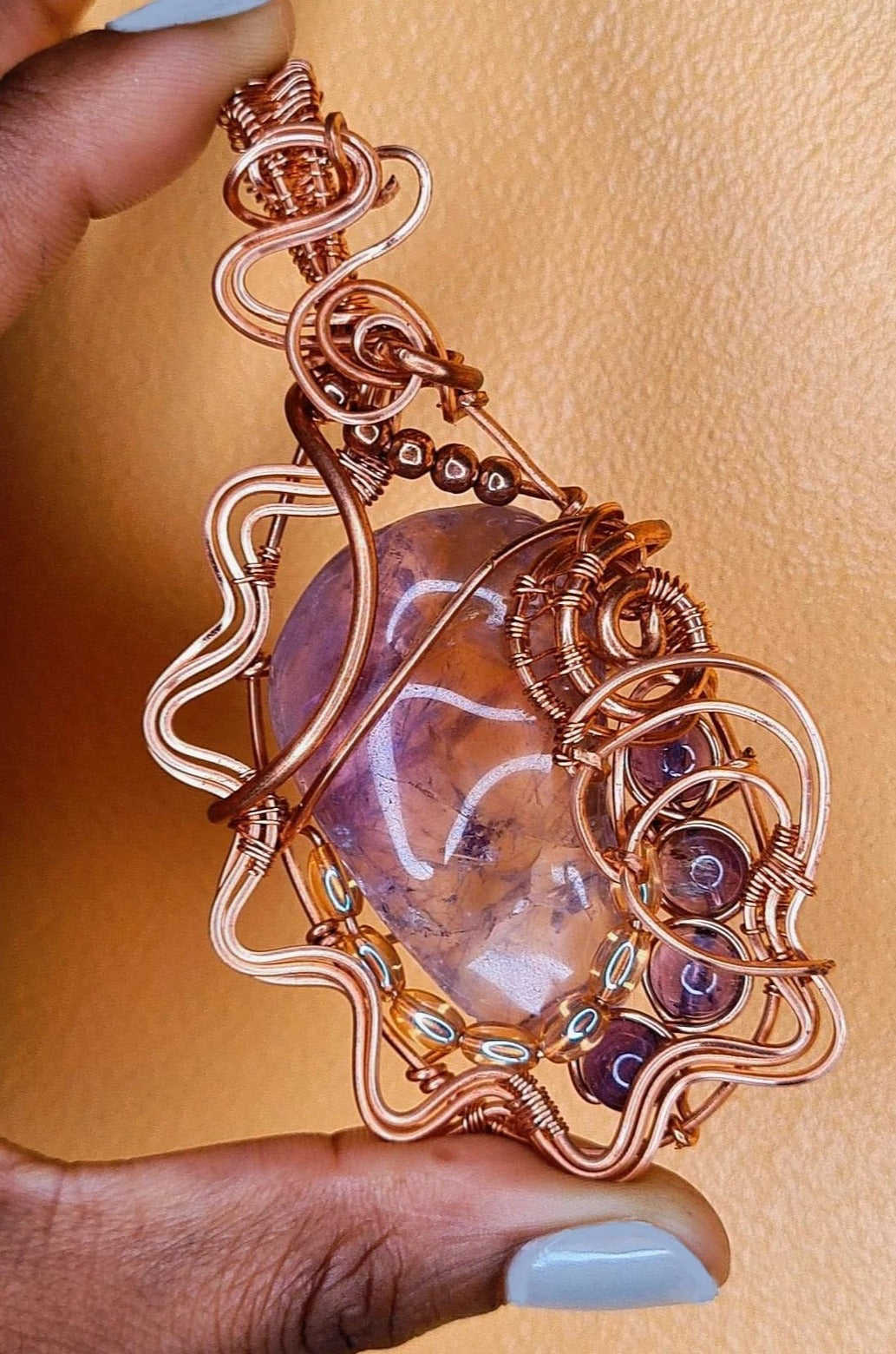 -GREAT NEBULA - AMETRINE NECKLACE