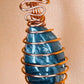 PEACE IN ORBIT- MOSS AGATE PENDANT CHAIN COMBO