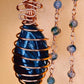 PEACE IN ORBIT- MOSS AGATE PENDANT CHAIN COMBO