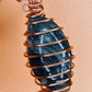 PEACE IN ORBIT- MOSS AGATE PENDANT CHAIN COMBO