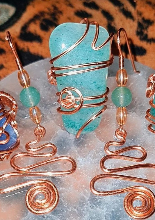 PURE ABUNDANCE -AVENTURINE RING (ADJUSTABLE)
