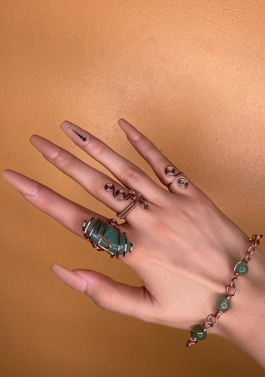 PROSPERITY -AVENTURINE RING