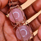 'THE LOVE BUBBLES' - ROSE QUARTZ PENDANT & CHAIN